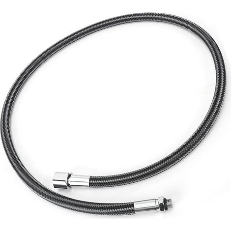 Tuyau de plongée moyenne pression en fibre de carbone tressé basse pression pour détendeurs de deuxième étage, 65 cm (25,6 pouces). (1/5)