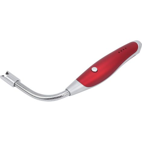 Briquet électrique à arc électrique rechargeable par USB, ouvre-bouteille, briquet de cuisine et d'extérieur à impulsion, briquet pour barbecue et bougie, rouge (1/5)