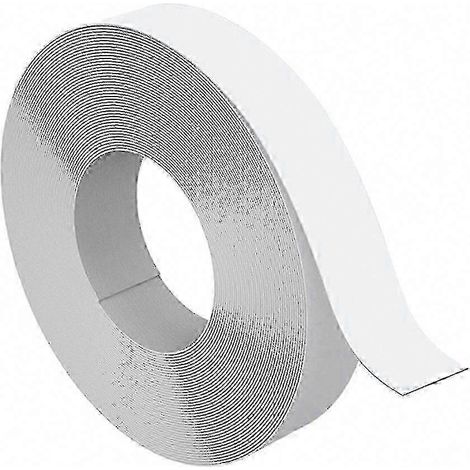 Ruban de chant mélamine blanc 15 mm, pré-encollé, 10 mètres, pour finition et scellement de bords de meubles (1/2)