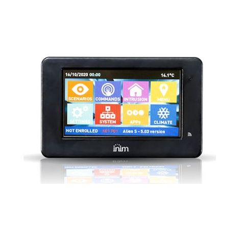 Inim Tastiera touchscreen display 4.3'' nera con lettore prossimità USB - ALIEN/GB