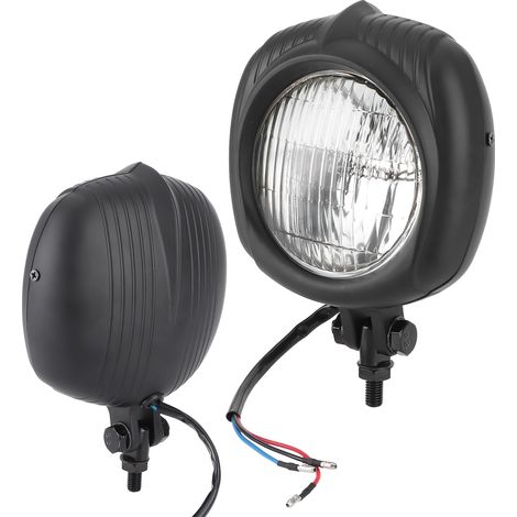 Universeller Motorradscheinwerfer, Retro-Projektor, klare Linse, 10 cm, 12 V, 60 W, kompatibel mit Honda (1/5)