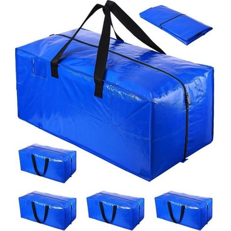 5 grands sacs à vêtements avec poignées,100L Grands Sacs de Rangement Résistants, Sacs de Rangement étanches pour maison,voyage-Ywey (1/5)