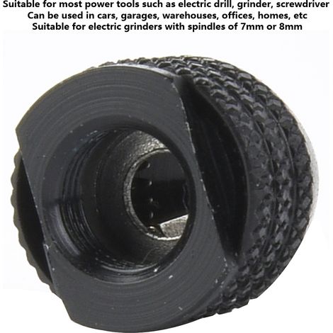 Adaptateur de mandrin 3 mors 8mm pour perceuse-visseuse (queue courte) (1/5)