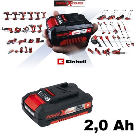Batteria al litio per elettroutensili Power X-Change 18V 2,0 Ah Einhell