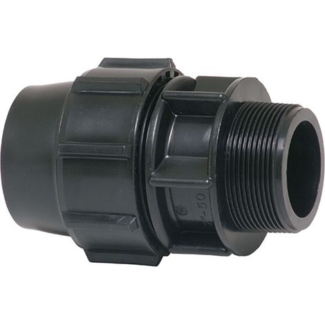 Raccord mixte mâle fileté en polypropylène 25 mm x 3/4"