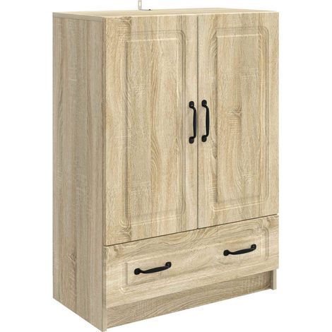vidaXL  Sideboard  Sonoma Oak 66 x 34.5 x 92 cm Engineered Wood