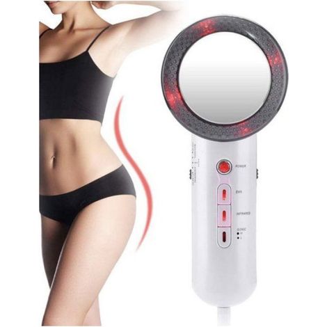 Appareil minceur ultrasonique 3 en 1 - Avec fonction EMS - Appareil anti-cellulite - Brûleur de graisse pour la perte de poids