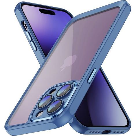Custodia per iPhone 14 Pro Max, erbord Impact Guard, blu (1/5)