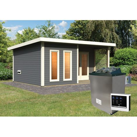 Mainburg 5, 9kW ext.Strg. bronz. glastür,Set A,terragrau (1/5)