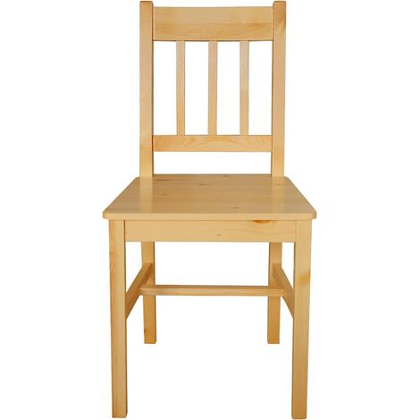 Maison Exclusive - Sedie da Pranzo 6 pz in Legno di Pino (1/5)