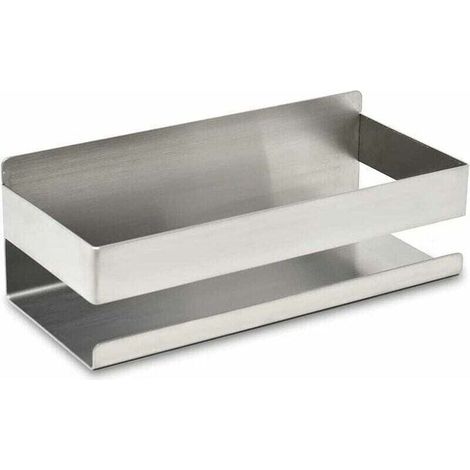 Etagere salle de bain pour shampoing et gel douche Rangement douche chromé Etagere douche sans perçage Support douche à ventouse Porte savon douche argenté,de (1/4)