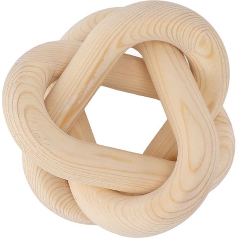 Dekorative 3-gliedrige Holzkette für Wohnzimmer, Café, natürliche Inneneinrichtung (1/5)