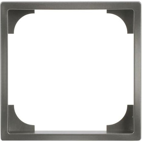 Busch-Jaeger Bague intermédiaire pour plaques centrales Busch-balance® SI 1x inox - pur edelstahl (1747 BSI-866), 2CKA001710A4097