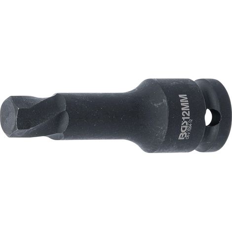 Extractor de tornillos  entrada 12,5 mm (1/2")  para el casquillo hexagonal defectuoso 12 mm (1/2)