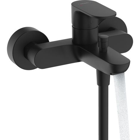 Hansgrohe Rebris S - Miscelatore per vasca da bagno, nero opaco 72440670 (1/5)