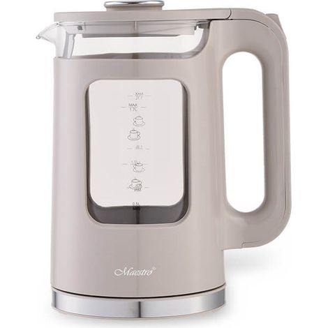 Bouilloire électrique maestro MR065 beige 1.7 litres 2200 watts (1/5)