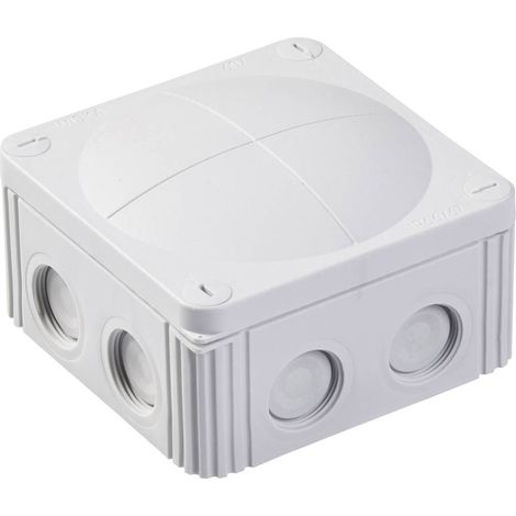 Wiska 10060532 Boîte de dérivation (L x l x H) 110 x 110 x 66 mm gris clair IP66/IP67 1 pc(s) (1/2)
