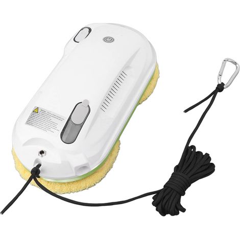 Robot nettoyeur de vitres avec pulvérisation d'eau automatique, alimentation 100-240 V CA, batterie 650 mAh, capacité 2800 Pa, compatible avec l'application Tuya et prise australienne. (1/5)