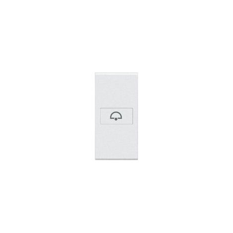 Copritasto ax+Campanello 1m Bianco Living Light bticino N4916D