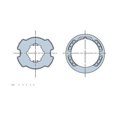 Adattatore ZF64 Ruota - Corona NICE 515.26264 Per Motore Tapparella