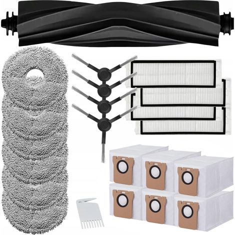 Juego de bolsas, fregonas y cepillos para Xiaomi MI Robot X10+ X20+ S10 dreame L10 L10S (1/5)