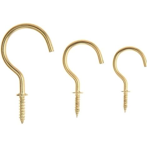 100 crochets plafond, 71 mm, 20 mm, argenté, pour suspension (1/5)