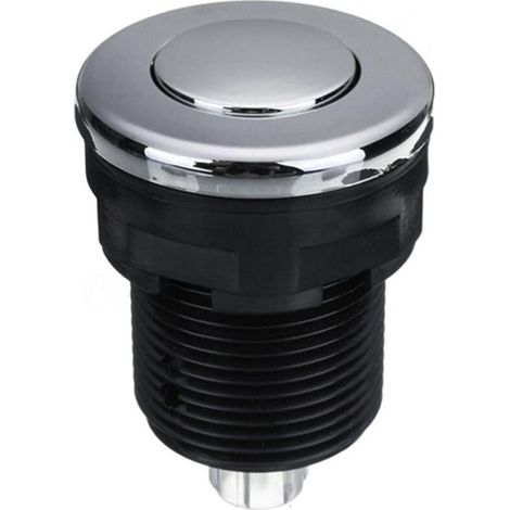 Interrupteur pneumatique à bouton-poussoir pour baignoire, spa, déchets, déchets, noir, 34 mm,noir (1/3)