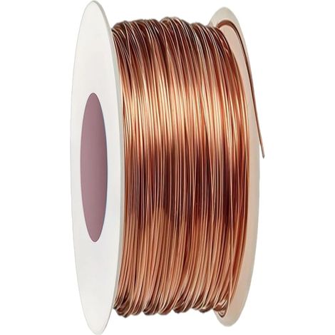 Fil de Cuivre Pur Diametre 1 mm Longueur 20m Souple Nu pour Electroculture Jardinage Culture Plantes Legumes Soudure Artisanat Bijoux Solenoide (1/5)