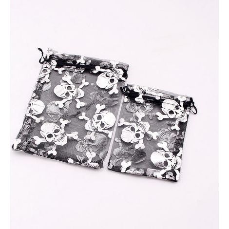 100 bolsas de dulces, bolsas de celofán de 10 x 14 cm, bolsas de regalo de Halloween para recuerdos de fiesta, regalos de boda, regalos de cumpleaños. (1/4)