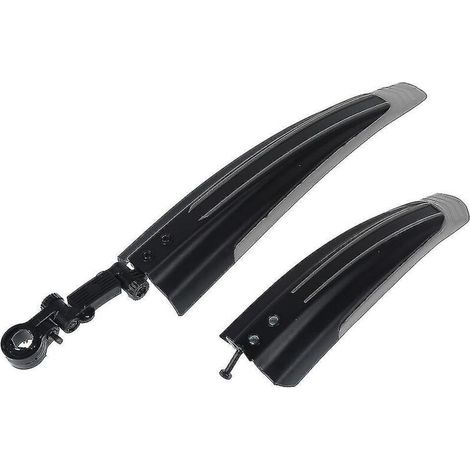Verstellbare Fahrradschutzbleche für 20/22/24/26-Zoll-Fahrräder, rot/grau (1/5)