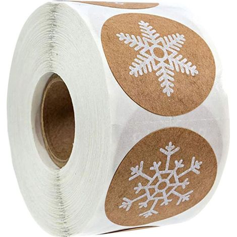 500 autocollants décoratifs de Noël, sceaux pour cadeaux de Noël (1/5)