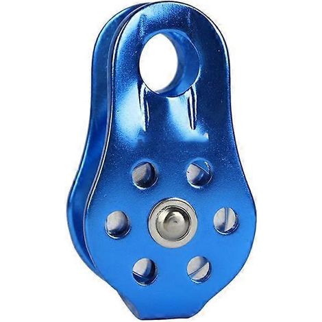Poulie d'escalade, accessoires de survie et de sauvetage pour le camping en plein air et l'alpinisme, poulie de traction portable pour traversée et franchissement