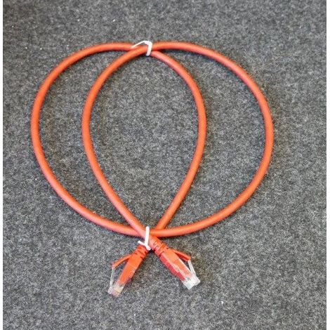 Câble reseau RJ45 Cat6 U-UTP 100ohms rouge cordon de brassage longueur 1m Legrand