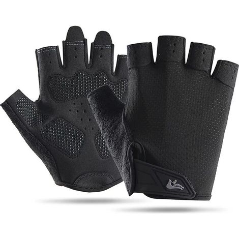 Guanti sportivi unisex, ideali per sollevamento pesi, ciclismo, bodybuilding e allenamento. Traspiranti e confortevoli.