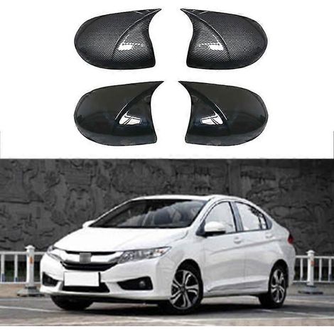 Passend für Honda City Feng Fei Guri (Modelljahre 2014–2018): Rückspiegelgehäuse mit Rückfahrrahmen aus Kohlefaser, linke Seite