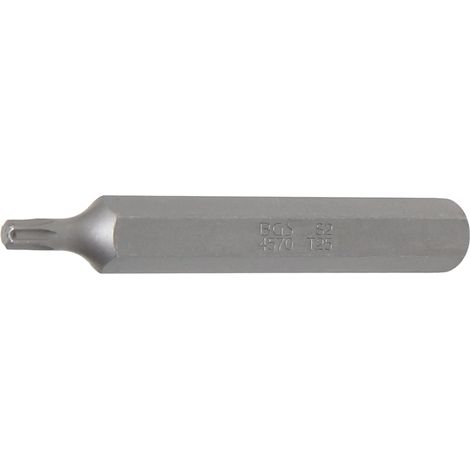 BGS Longitud de broca 75 mm accionamiento hexágono exterior 10 mm (3/8") perfil en T (para Torx) T25 - 4570