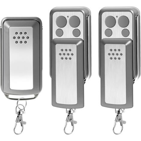 3 PCS Télécommande 114253,4 Boutons Télécommande Portail Porte de Garage compatible avec AVIDSEN 114253 104257 104251