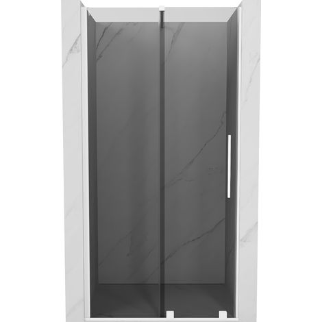 Mexen Velar puerta de ducha corredera 100 cm, grafito, blanco - 871-100-000-41-20 (1/5)