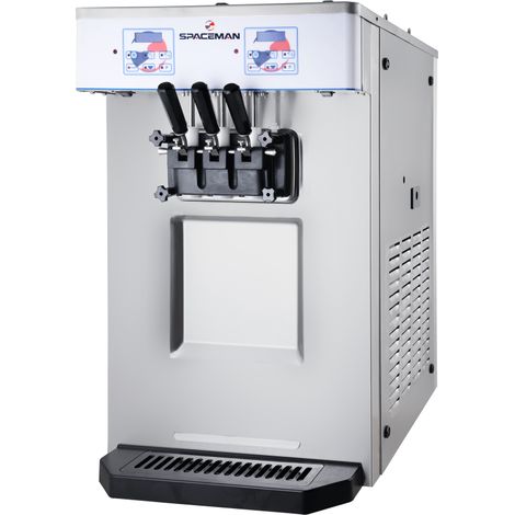 Machine à Glace Italienne sur Comptoir - 2 Parfums + Panachage - 45 L/h - Spaceman