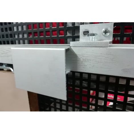BINARIO KOBLENZ IN ALLUMINIO PER ANTA SCOREVOLE PORTATA KG.80 (PREZZO AL METRO) (1/2)