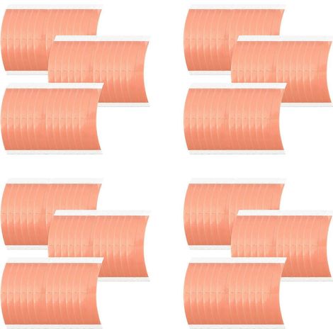 144 bandes adhésives double face rouges imperméables à forte tenue pour toupets et perruques à dentelle (1/5)