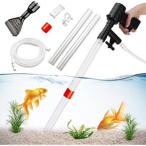 Aquarium-Schmutzsauger, Aquariumreiniger, Bodenreiniger, Zubehör für den Wasserwechsel im Aquarium (1/5)