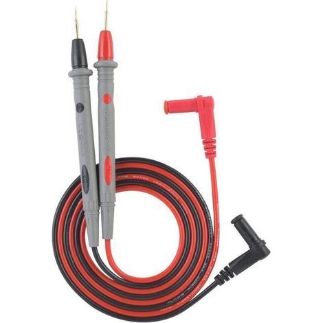 Multimeter Test Lead Kit, 2Pcs PT1006 Digital Multimeter Probe Needle Tip 20A 109cm Sharp Precision Probe Test Lead Accessories (1/4)