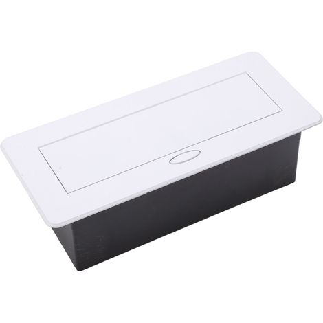 Multiprise encastrée à bascule, avec prise de bureau intégrée pour bureau, école, prise européenne 250 V (1/5)
