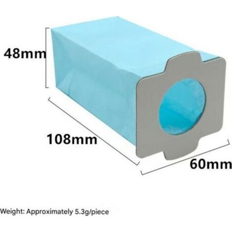 Sac aspirateur - - pour Makita CL100D/CL102/CL104/CL107/CL108 - 16 pièces - Haute filtration - Installation facile (1/5)