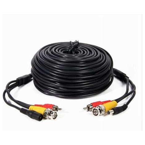 Cavo Coassiale Audio Video Alimentazione Bnc+av+dc 50mt Per Telecamera Cv-tel006 (1/2)