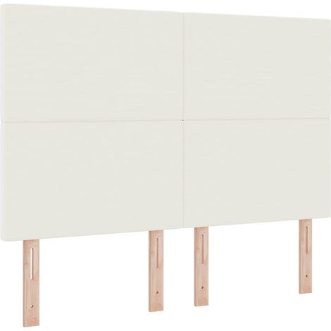Maison Exclusive - Testiera Crema 144 cm Tessuto in Cords