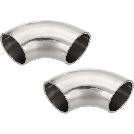 2pcs Coude A Mandrin 90 Degres 1 1/4 Pouce (32mm) 316 Inoxydable (1/5)