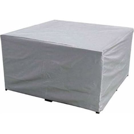 Housse de protection pour meubles de jardin 150x150x75 cm – Tissu polyester imperméable et anti-UV – Pour tables et chaises rectangulaires (1/5)