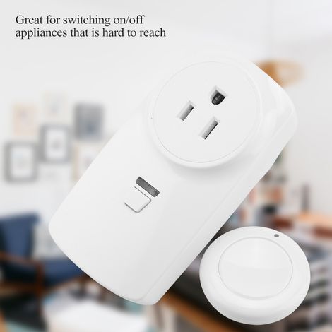 Prise de courant sans fil avec télécommande pour lampe (1/5)